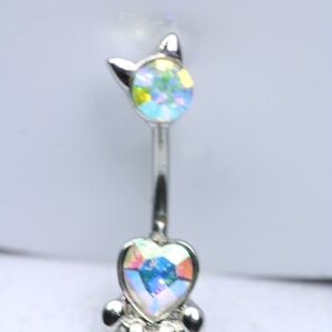 Aura Kitty Boreal Belly Piercing 316L Surgical Steel New